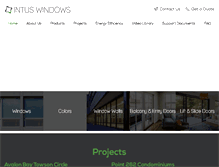 Tablet Screenshot of intuswindows.com